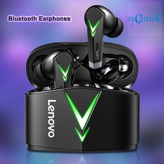 《Sycamore》 2Pcs for Lenovo LP6 Wireless Earbuds True Wireless Stereo High-fidelity Rechargeable Bluetooth-compatible 5.0 Stereo In-ear Earphones for Sports