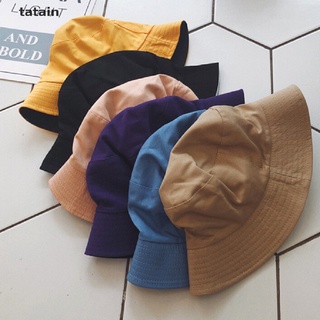 [Tatain] Cotton Men Women Bucket Hat Fishing Fisher Beach Sun Cap MX
