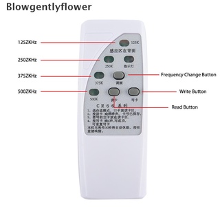 blowgentlyflower tarjeta de identificación rfid copiadora 125khz cr66 rfid escáner programador lector escritor duplicador bgf