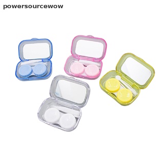 powersourcewow lentes de contacto con espejo de viaje lentes de contacto kit contenedor caso nuevo mx