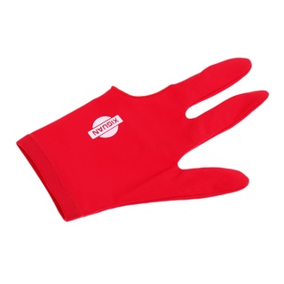 spandex billar taco guantes de billar mano izquierda tres dedos guante azul (1)