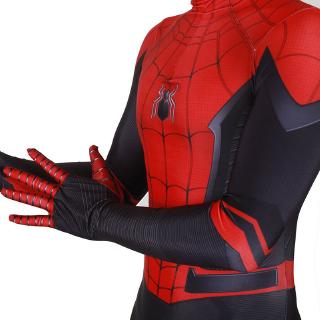 Spider Man Far From Home Peter Parker Adult Kids Cosplay Costume Spiderman Bodysuit (9)