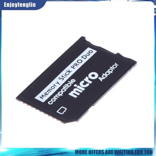 (Enjoyfenglin) Mini Memory Stick Pro Duo lector de tarjetas nuevo Micro SD TF a MS adaptador de tarjeta fo
