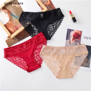 Goldswans Women Underwear Briefs Panties Seamless Underpants Solid low-Rise Lingerie