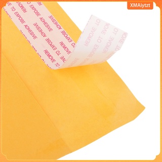 [xmaiytzt] 100 piezas sobres de papel kraft mailers bolsas de envío fáciles de sellar para catálogos de correo, folletos, folletos y (6)