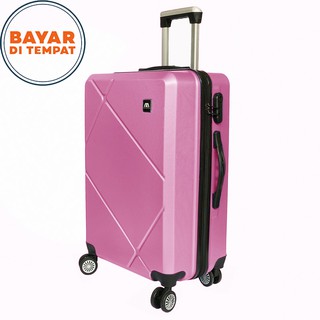 4.4 ! Polo 100% importación maleta fibra cabina tamaño 24 pulgadas ABS antirrobo maleta 23- Blush rosa