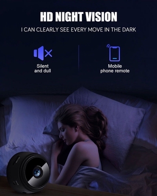 A9 71080p Mini cámara Ip Wifi cámara De visión nocturna cámara De detección De movimiento imán soporte tarjeta Tf Mini Camcorder (4)