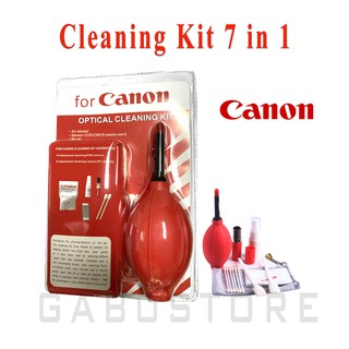 Kit de limpieza Canon 7 en 1 set limpiador de lentes de cámara