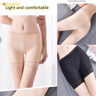 Ebinland pantalones cortos De Cintura Alta De verano sin costuras para mujer/ropa Interior De seguridad