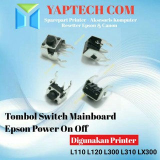 Epson L100 L110 L120 L300 L310 LX300 interruptor de la placa principal Original Epso interruptor de botón