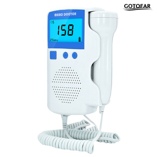 G.T 3.0Mhz Doppler Baby Fetal Heart Beat Monitor LCD Display Ultrasonic Detector (6)
