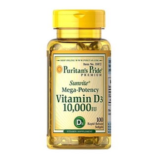 Vitamina D3 Puritan's Pride 10,000iu 100ct