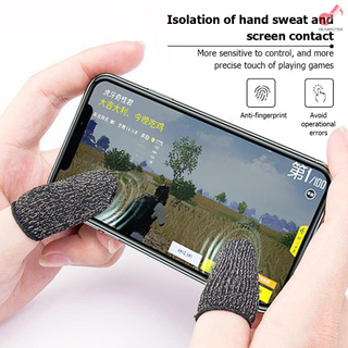 hp 1 par de guantes de juego de pantalla táctil completa ultradelgadas a prueba de sudor antiestáticos para celular/tablet