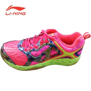 Li-Ning zapatos de bádminton Lotus AYTM055-1 rosa