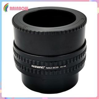 [arco Iris] M42-M39 25-55 mm Metal Macro enfoque lente adaptador de montaje profesional para cámara