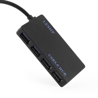 [storesend] LESHP cuatro puertos Ultra-delgado diseño USB 3.0 HUB Plug and Play fácil de llevar