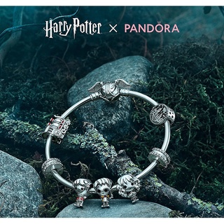 Pandora pulsera momentos Harry Potter Snitch cadena hebilla mujer pulsera + caja de plata esterlina s925 pulsera