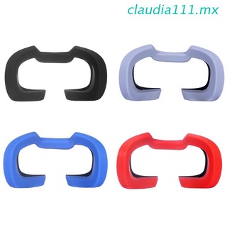 claudia111 suave anti-sudor de silicona máscara de ojos cubierta de la piel para oculus rift s vr gafas