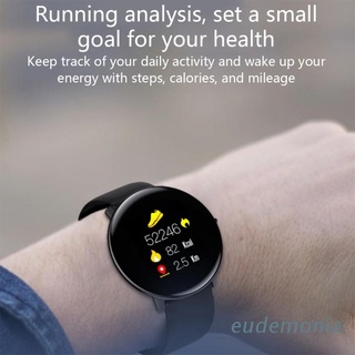 EUDE Step Counter Tracker Wechat Call Reminder DM118 Watch Heart Rate Sleep Monitor