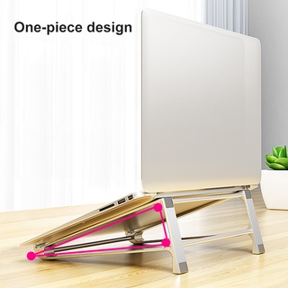 Soporte ergonómico de aleación de aluminio ajustable para escritorio, oficina en casa (5)