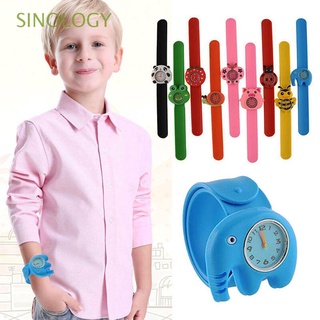 sinology 3d relojes de pulsera de cuarzo slap relojes de pulsera para niñas animales niños regalos reloj niños niños/multicolor