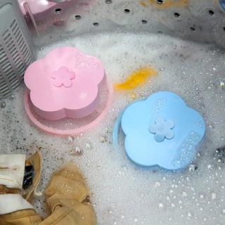 Flower Shape Washing Machine Hair Removal Laundry Ball Floating Clean Net Bag Floating Filter