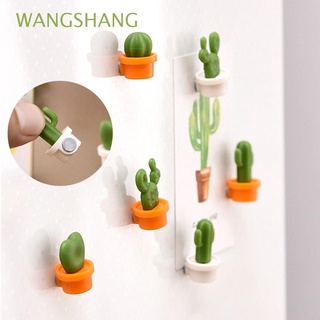 wangshang novedad imanes para nevera suculentas decoración del hogar mensaje pegatina lindo mini refrigerador imán botón cactus/multicolor