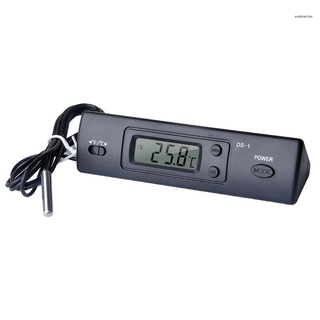 mini termómetro electrónico digital para coche multifuncional con pantalla de temperatura del tiempo
