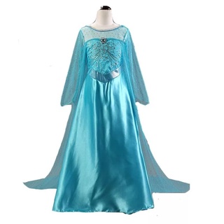 Frozen Elsa disfraz vestido largo