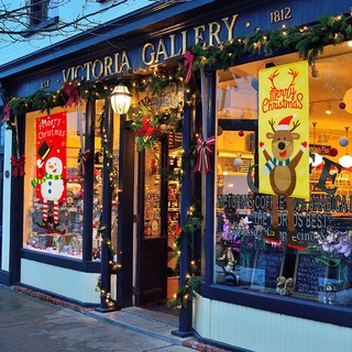 Decoración de navidad puerta de navidad colgante de navidad bandera colgante de dibujos animados patrones ventanas Multi-estilo novela rectángulo (7)