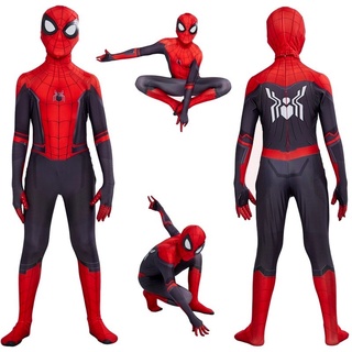 Lejos De Casa Spiderman Cosplay Disfraz Peter Parker Zentai Traje De Superhéroe Mono De Halloween (6)