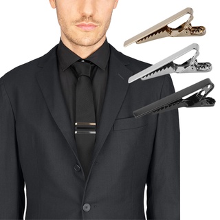 *LDY Men Fashion Short Simple Alloy Tie Clip Wedding Necktie Tie Clasp Clip (1)