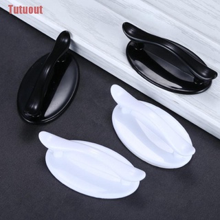 tutuout 2pcs small handle punch-free self-adhesive cabinet wardrobe door drawer handle