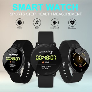 smartwatch w8 multifuncional 1.3 pulgadas pantalla táctil a color reloj inteligente reloj inteligente presión arterial monitoreo de frecuencia cardíaca pulsera deportiva