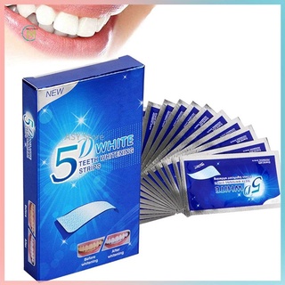 prometion gel tiras de limpieza de dientes 7 pares de tiras elásticas de blanqueamiento de dientes/higiene bucal/carillas de dientes postizas/herramientas de cuidado de los dientes