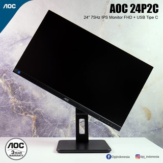 Aoc 24P2C 24P2C 24 ^^ 75Hz IPS Monitor FHD Monitor USB Type-C