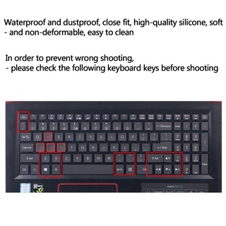 acer shadow knight 3 an515-52 i5 8300h an515 42 51 portátil 15.6 teclado pulgadas protectora K2P7 (3)