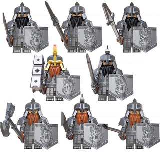 Minifiguras De Juguete Lord of the Rings Bloques Enanos