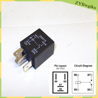 Waterproof Fused On/Off Automotive Fused Relay 12V 30A 4-Pin Normally Open Car Bike Terminal Auto Relay With Relay