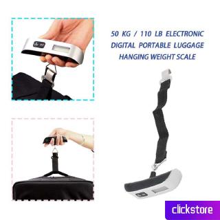 50 kg/110 lb electrónica Digital portátil equipaje colgante balanza de peso clickstore