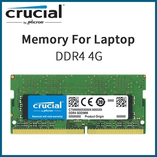 Crucial DDR4 4GB 2666MHz 2400Mhz 2133MHz Notebook RAM SODIMM 1RX8 memoria portátil