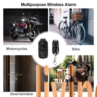 livinghall Alarma De Bicicleta Inalámbrica Para Motocicleta , Antirrobo De Seguridad Con Mando A Distancia , IP55 Impermeable , 150 dB Super Loud
