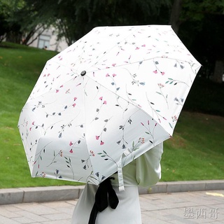 12.24 Paraguas plegable automático ins niña estudiante versión coreana de sol y lluvia parasol de doble uso sombrilla grande doble (2)