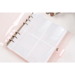 3-inch Transparent Glittering Large Capacity 6-hole Loose-leaf Insert into the Album (5)