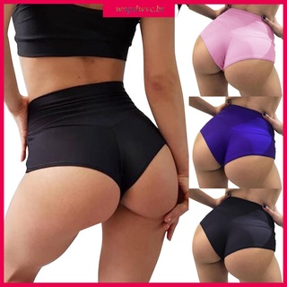 Pantalones cortos de Cintura Alta Para mujer/ejercicio físico/yoga Wnpdwvc.Br