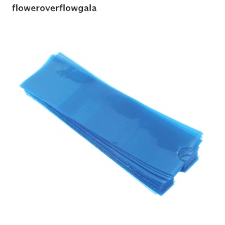 Floweroverflowgala 100pcs Blue Tattoo Clip Plastic Cord Sleeves Bags Covers for Tattoo Machine FFL