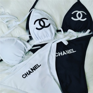 Verano De Lujo Marca De Diseño Chanel Sexy Bikini Traje De Baño Bañadores