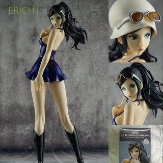 ERICH1 regalo de navidad Nico Robin PVC figuras de juguete figura de acción con gafas de sol Anime modelo juguete 2 estilo 25cm coleccionable modelo Robin figura