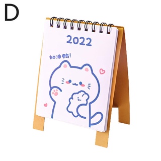 2022 Mini Animales De Dibujos Animados Papel De Escritorio Simple Planificador Anual Diario Calendario Agenda Q7C0 (1)