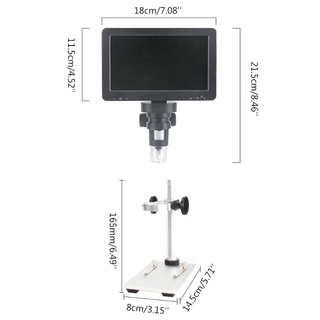 bzs microscopio digital profesional usb 1200x led 12mp microscopio electrónico endoscopio zoom cámara lupa para reparación de teléfonos pcb (2)
